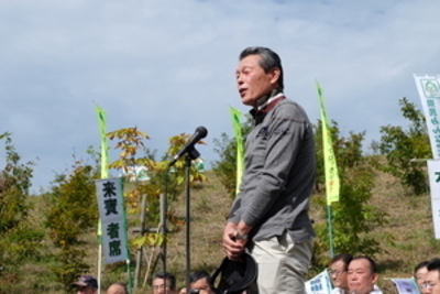 「山形県トラックの森」植樹会を開催